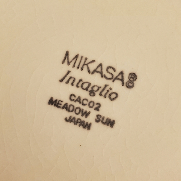 Vintage Mikasa Intaglio CAC02 Meadow Sun Japan mugs - Picture 2 of 2